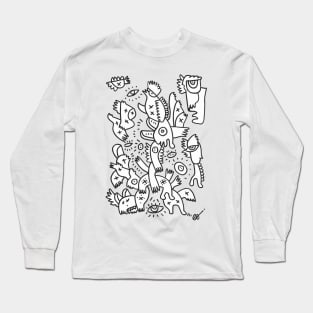 Graffiti on the phone with you my love Long Sleeve T-Shirt